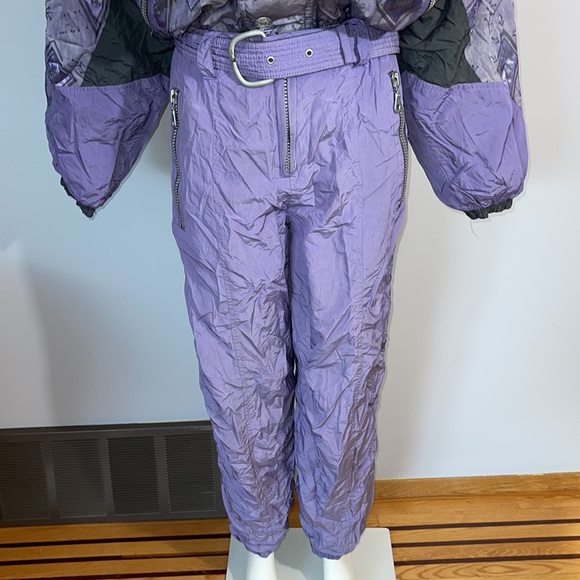 Vintage 80s 90s Canyon Aztec One Piece Ski Suit - Picture 3 of 16